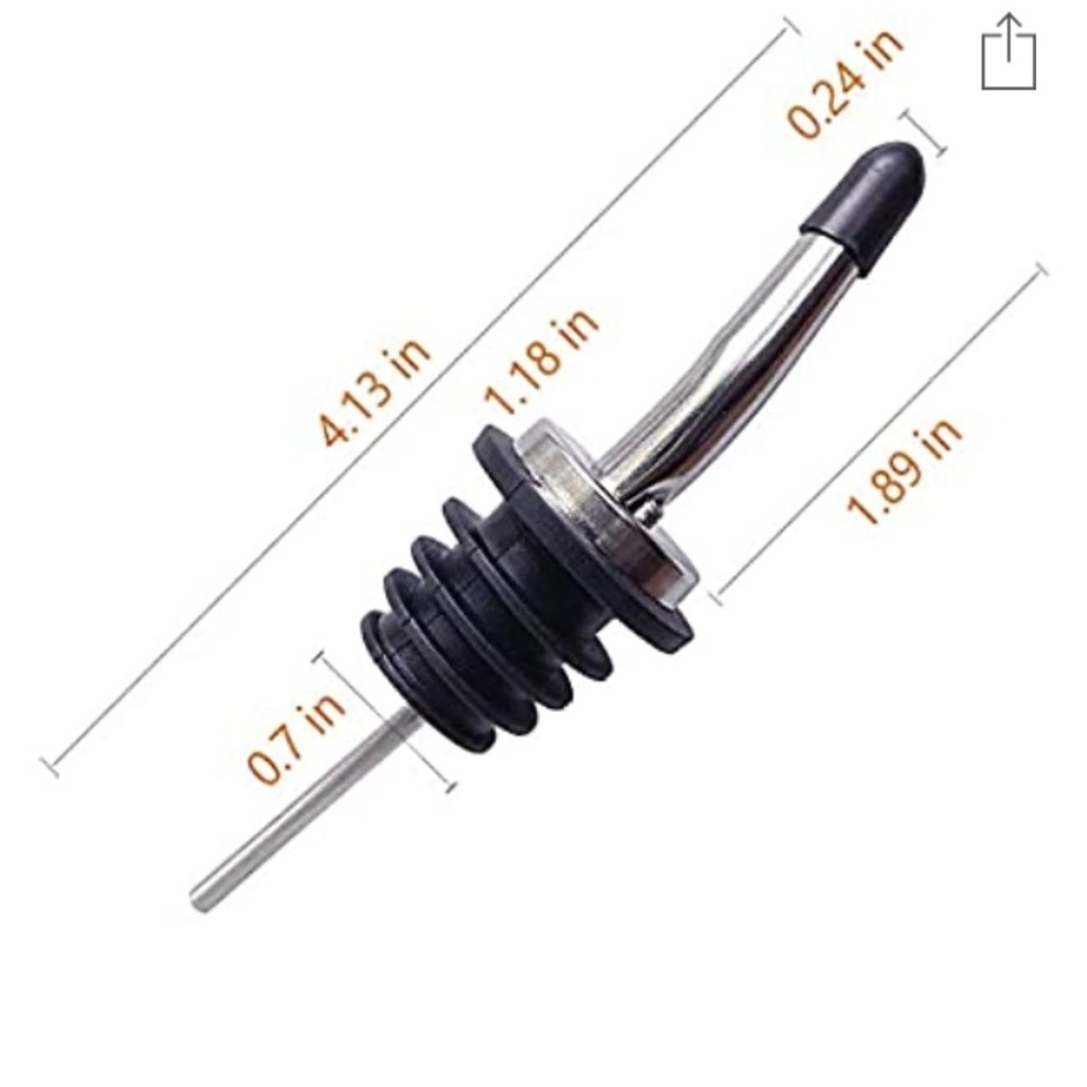 New Bottle Tapered Spout for Oil Vinegar w/DustCap